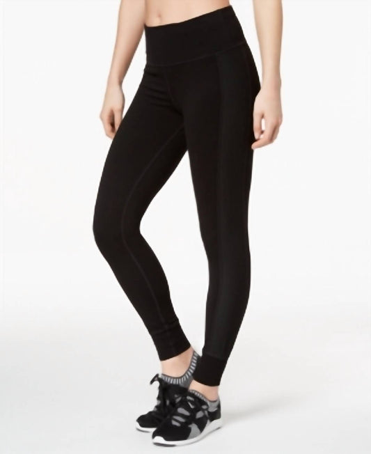 Mesh Trimmed Yoga Leggings