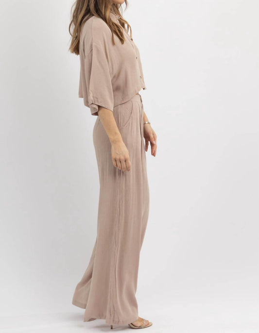 Minco - FLOAT ON COLLAR PANT SET - Rack Hunt -