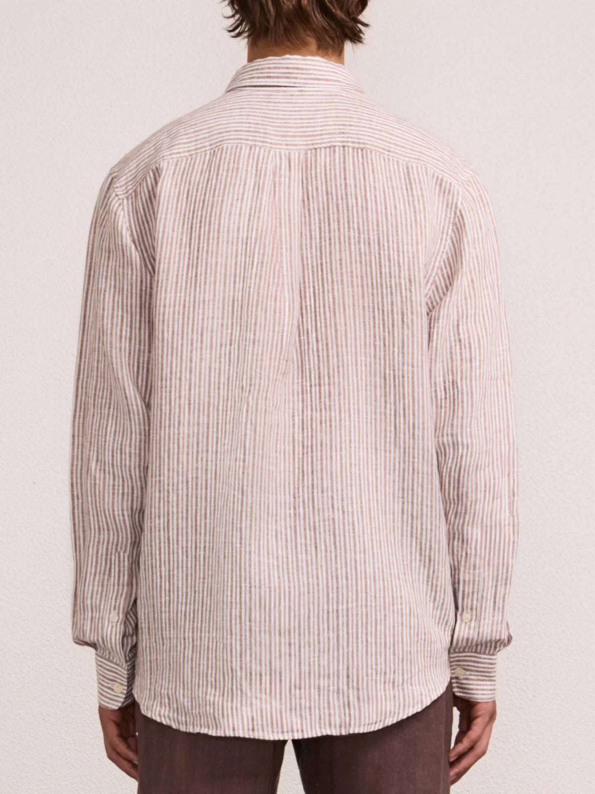 Telles Linen Striped Shirt