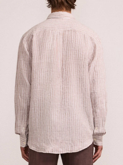Telles Linen Striped Shirt