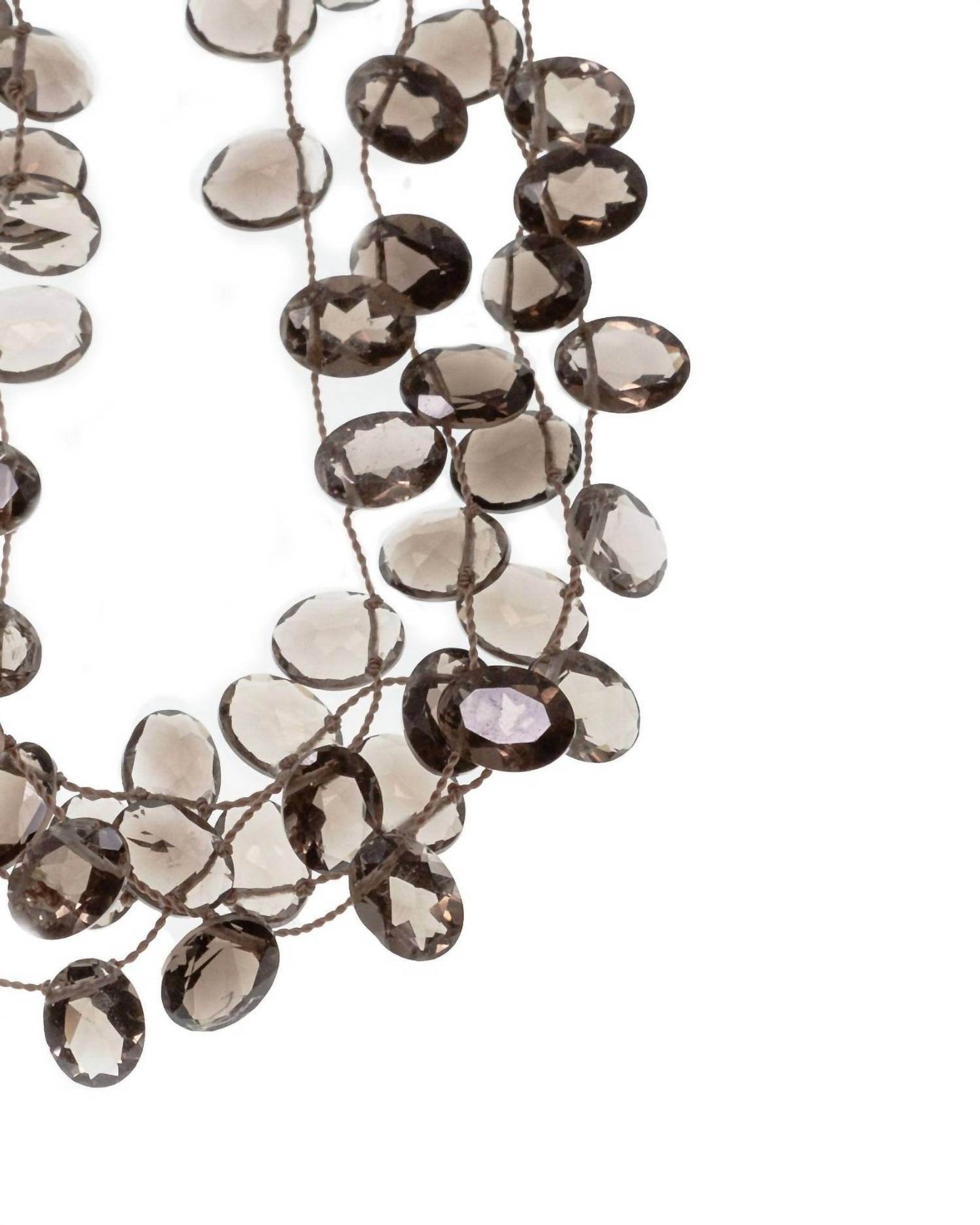 Margo Morrison - Women's Faceted Oval Smoky Quartz Bracelet - Rack Hunt