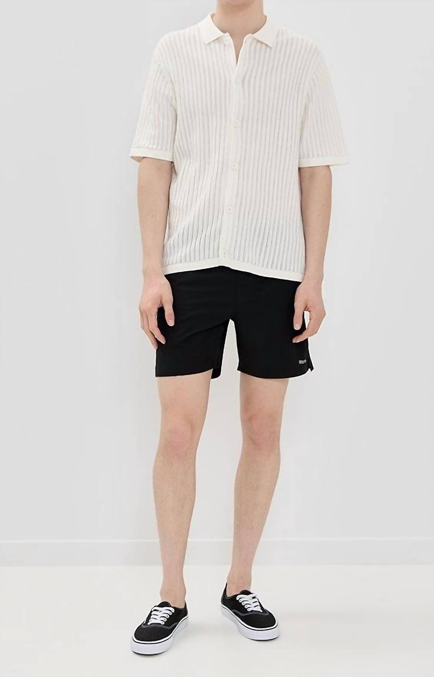 Knit Button Down Polo