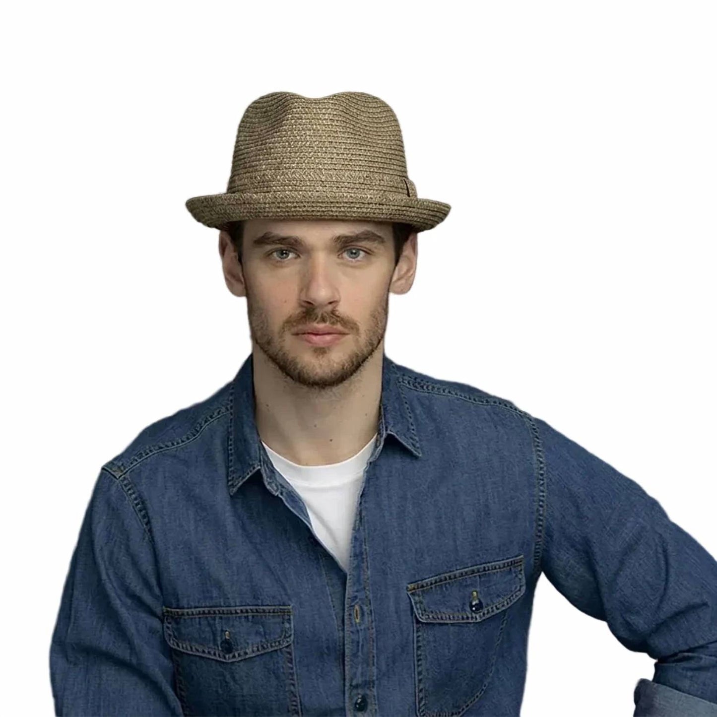 Men's Summer Straw Fedora