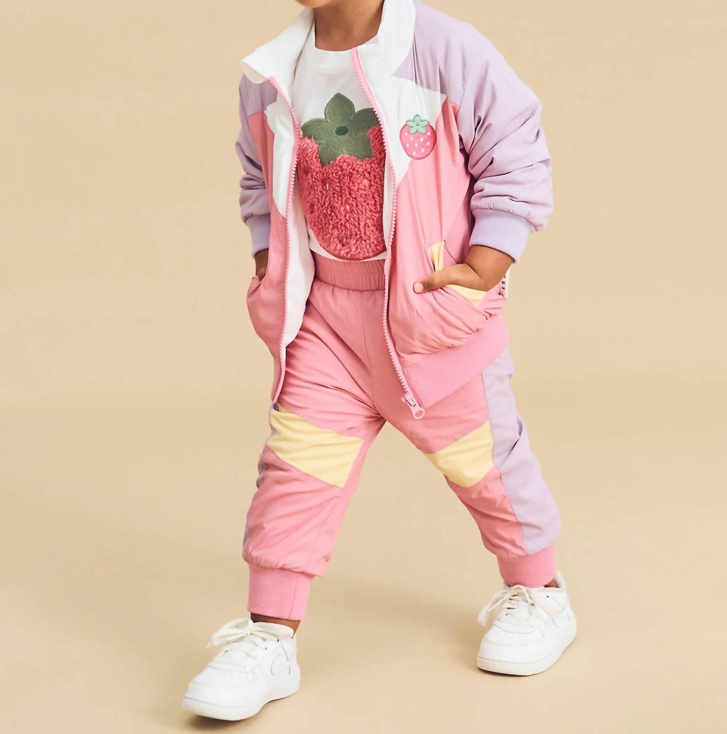Strawberry Windbreaker Jacket