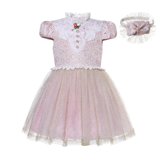 Glam Collections - Girls Davy Lace Dress - Rack Hunt -