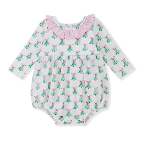 Serendipity - Infant Girl's Oh Christmas Tree Bubble Romper - Rack Hunt -