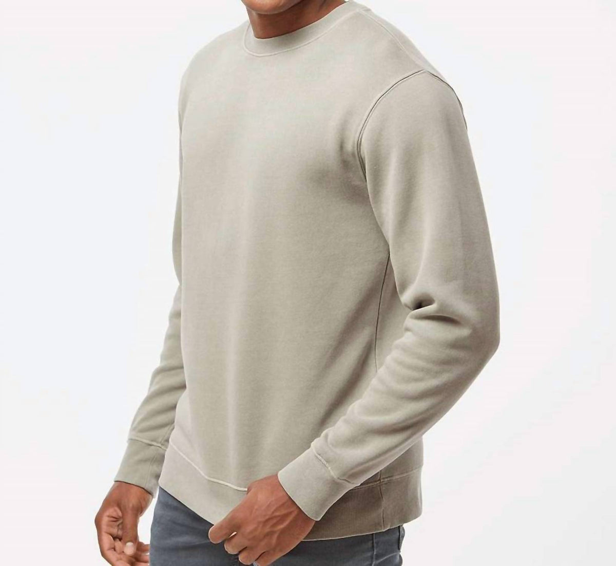 Midweight Pigment-dyed Crewneck Sweatshirt