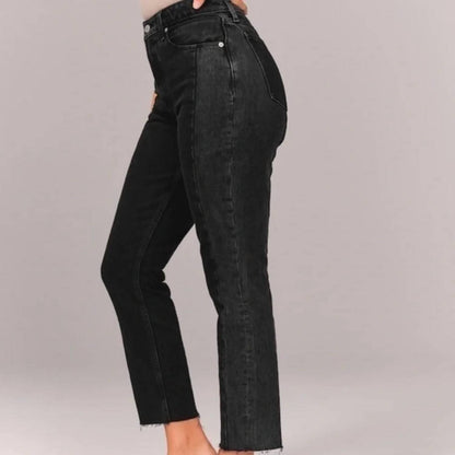 Curve Love High Rise Mom Jeans