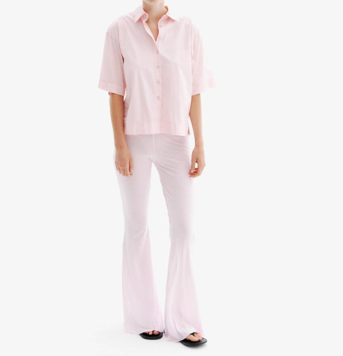 Aisla Short Sleeve Button Down Top