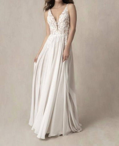 Floral Lace Wedding Dress