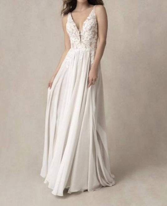 Floral Lace Wedding Dress