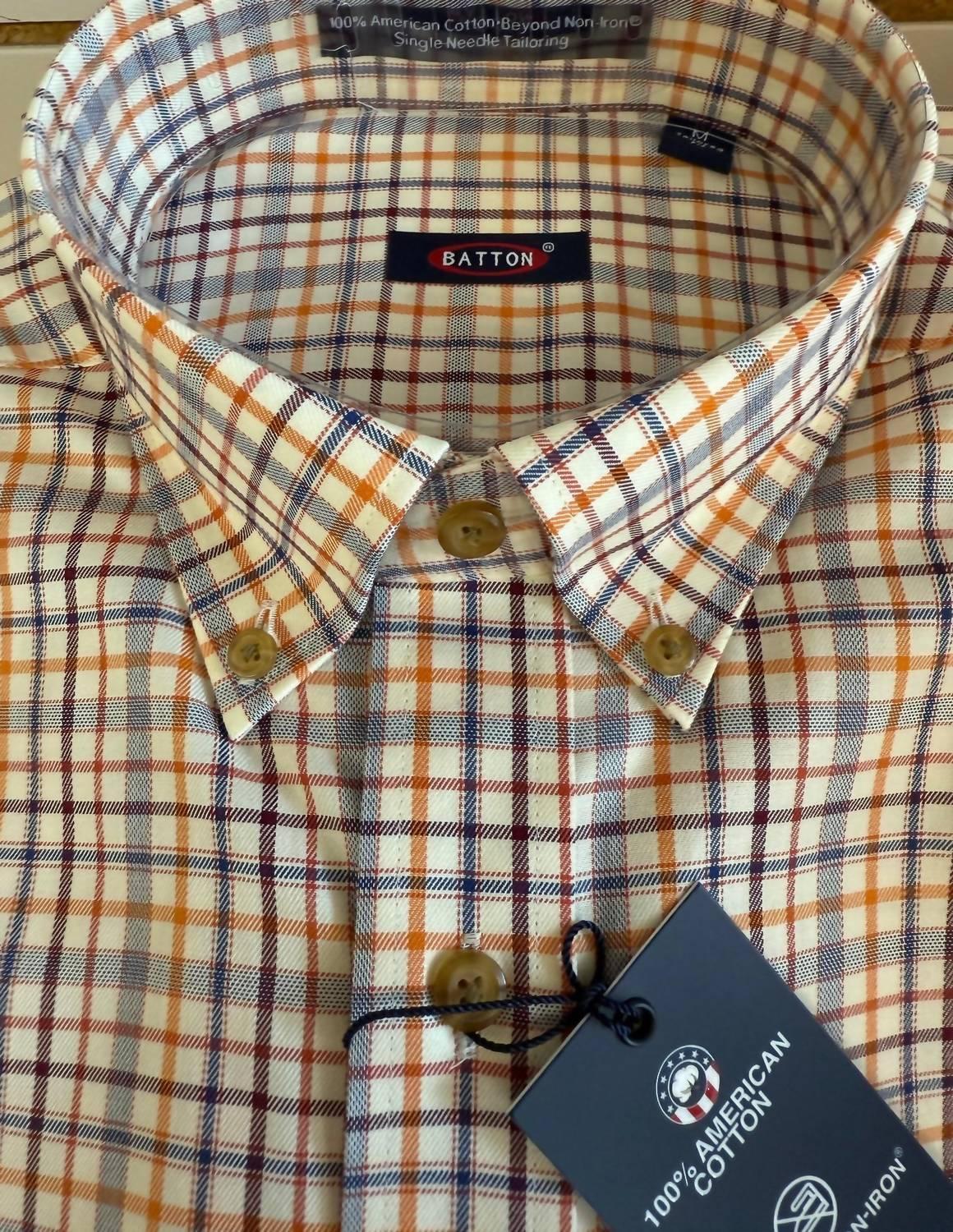 Batton - Men's Moss Non-iron Button Down - Rack Hunt