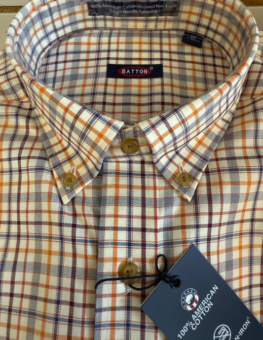 Batton - Men's Moss Non-iron Button Down - Rack Hunt