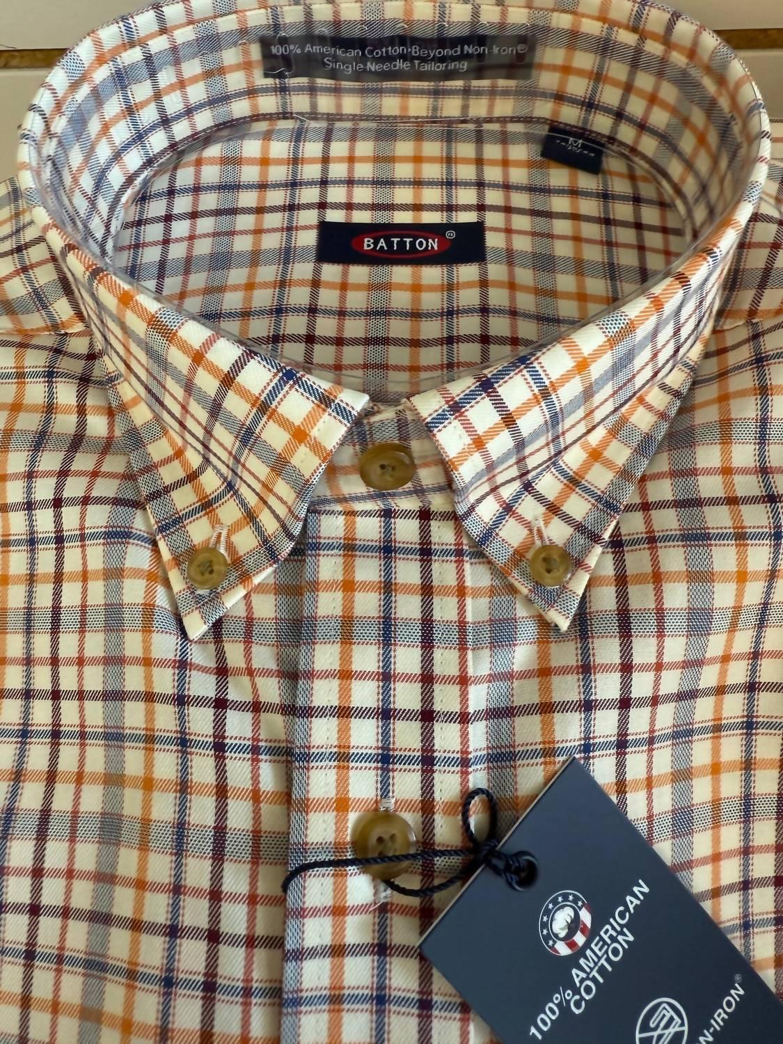 Batton - Men's Moss Non-iron Button Down - Rack Hunt