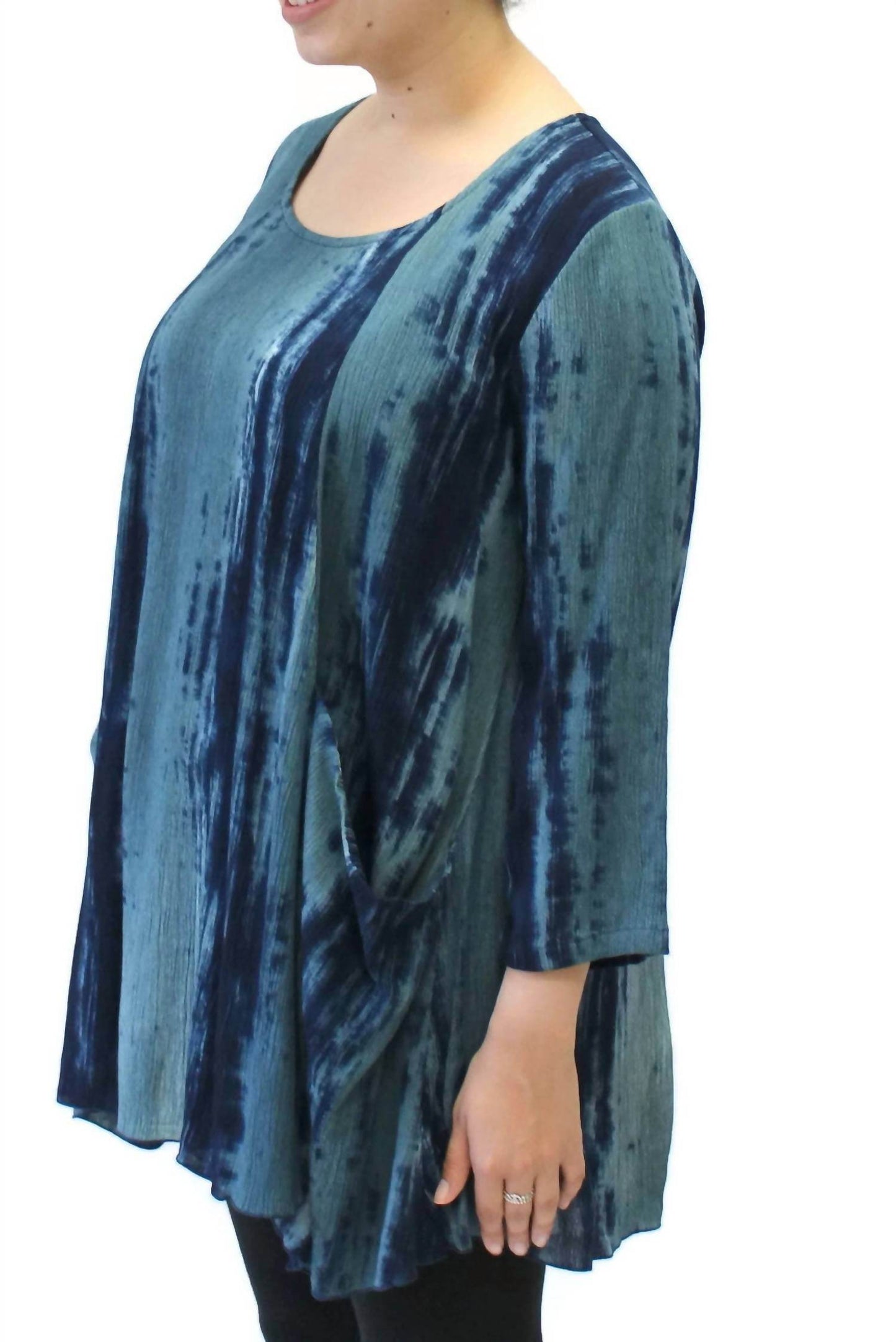 Modesce - Hand Painted Two Pocket Swing Tunic - Rack Hunt -