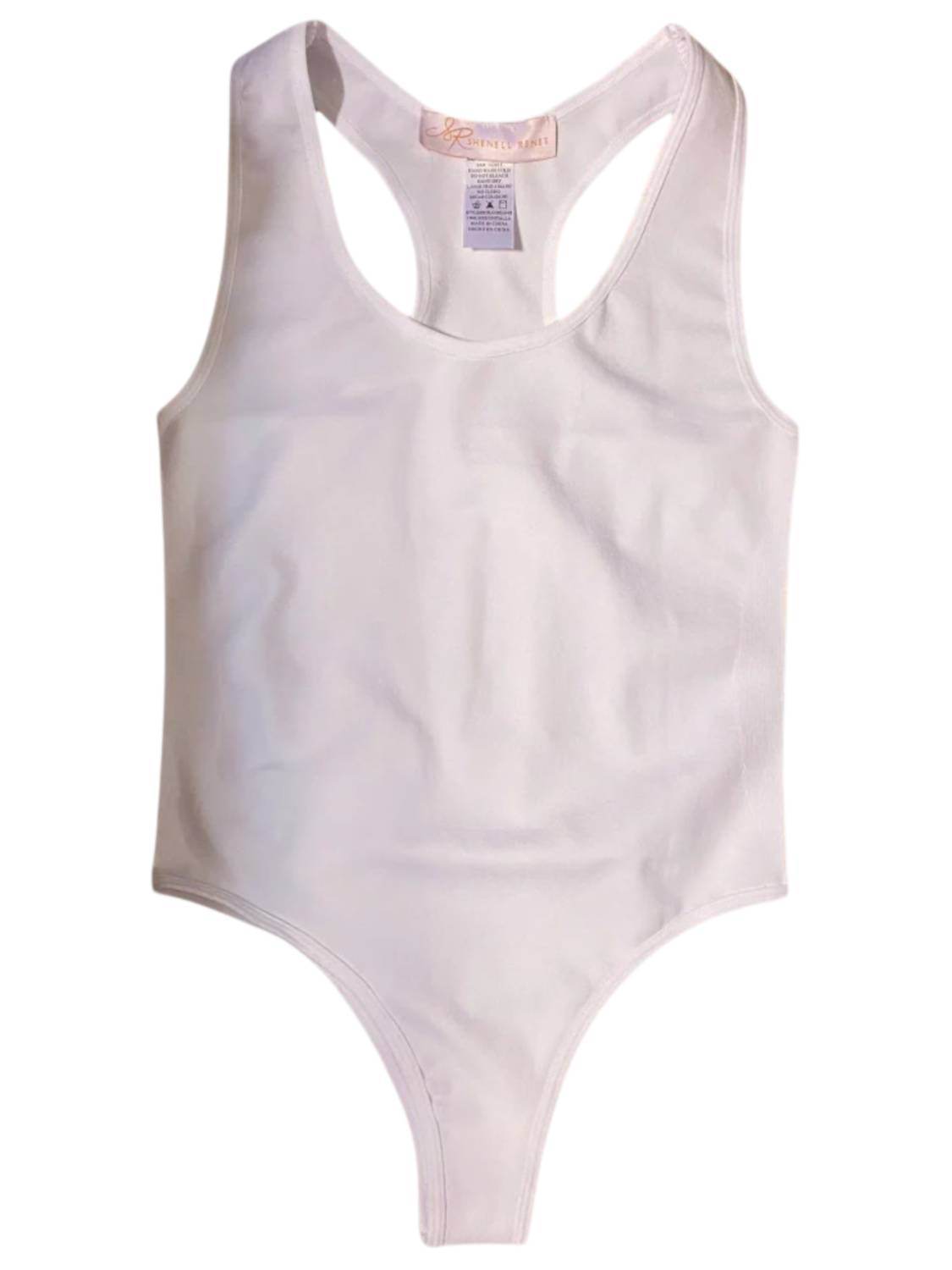 JBLA - Women's Don't Race Me Basic Tank Bodysuit - Rack Hunt -