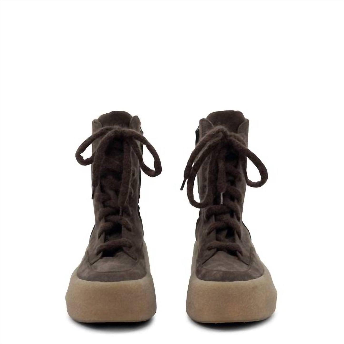 Women's Lace Up Suede Platform Boot