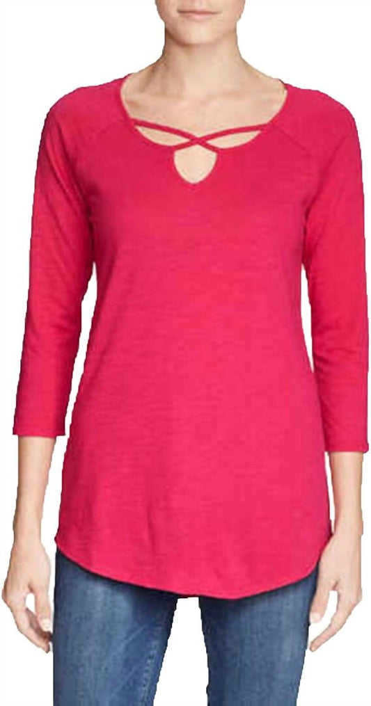 Women's Cross Front Tunic Top