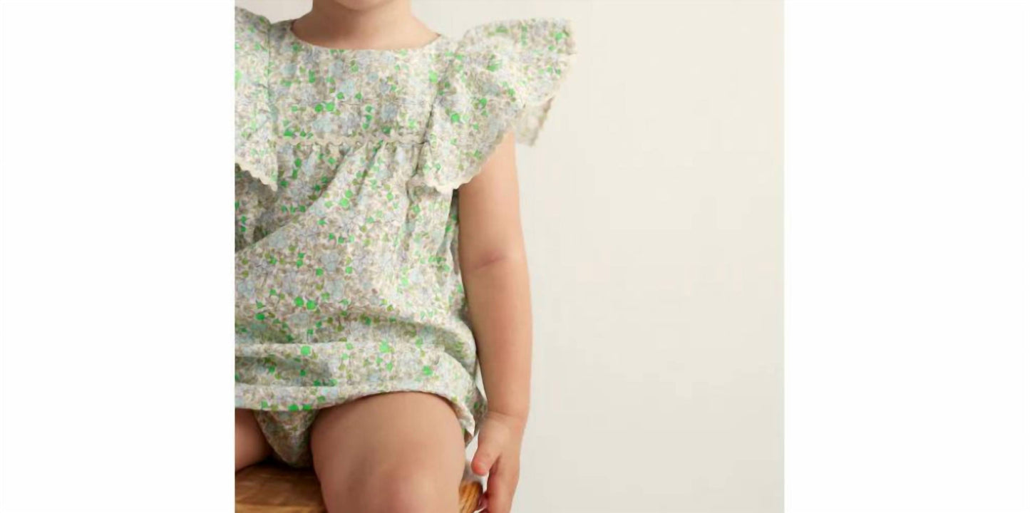 Girl's Bright Floral Baby Dress