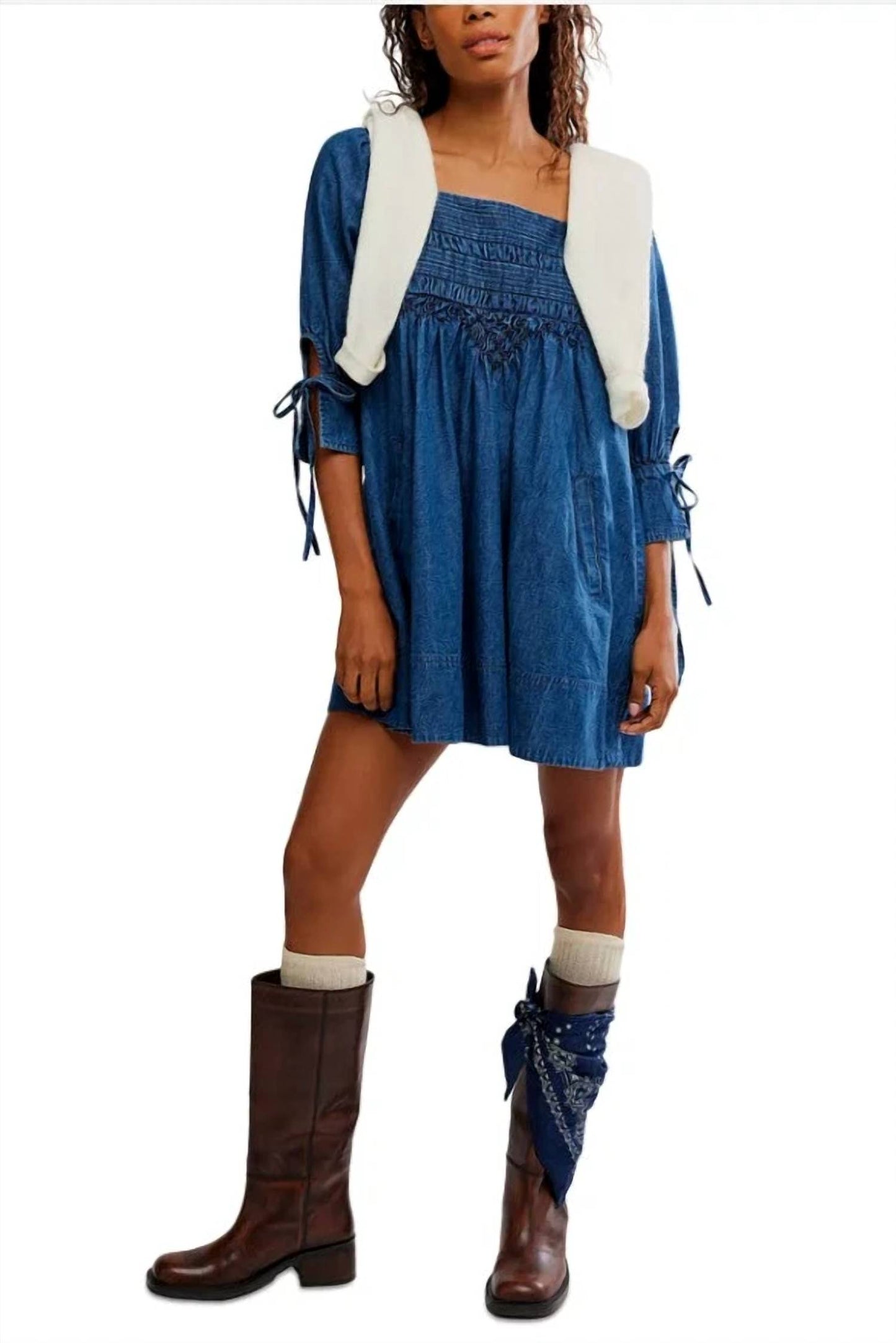 Sonora Denim Mini Dress