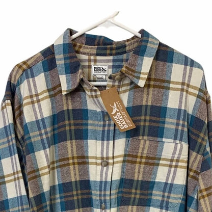 Women's Button Up Flannel Shirt