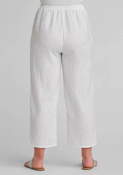 Linen Wide Leg Flood Pants