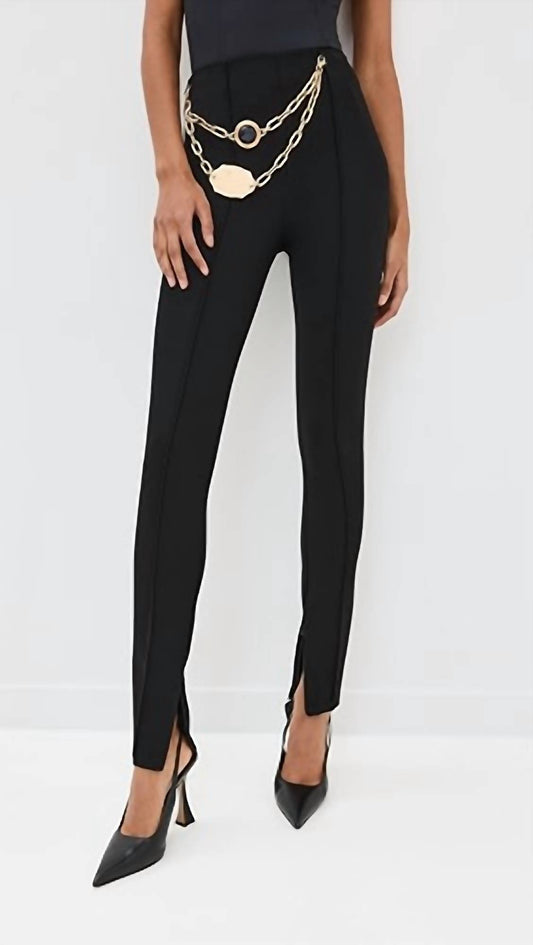 Chain Belt Leggings