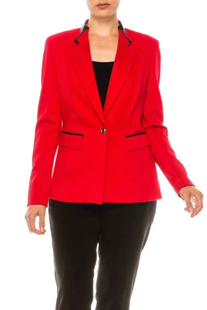 Peter Nygard - Long Sleeve Button Front Blazer - Rack Hunt