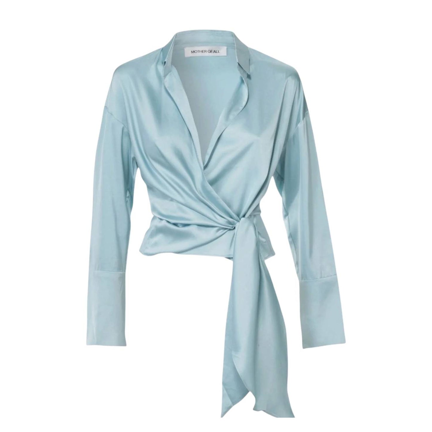 Gisele Satin Wrap Top
