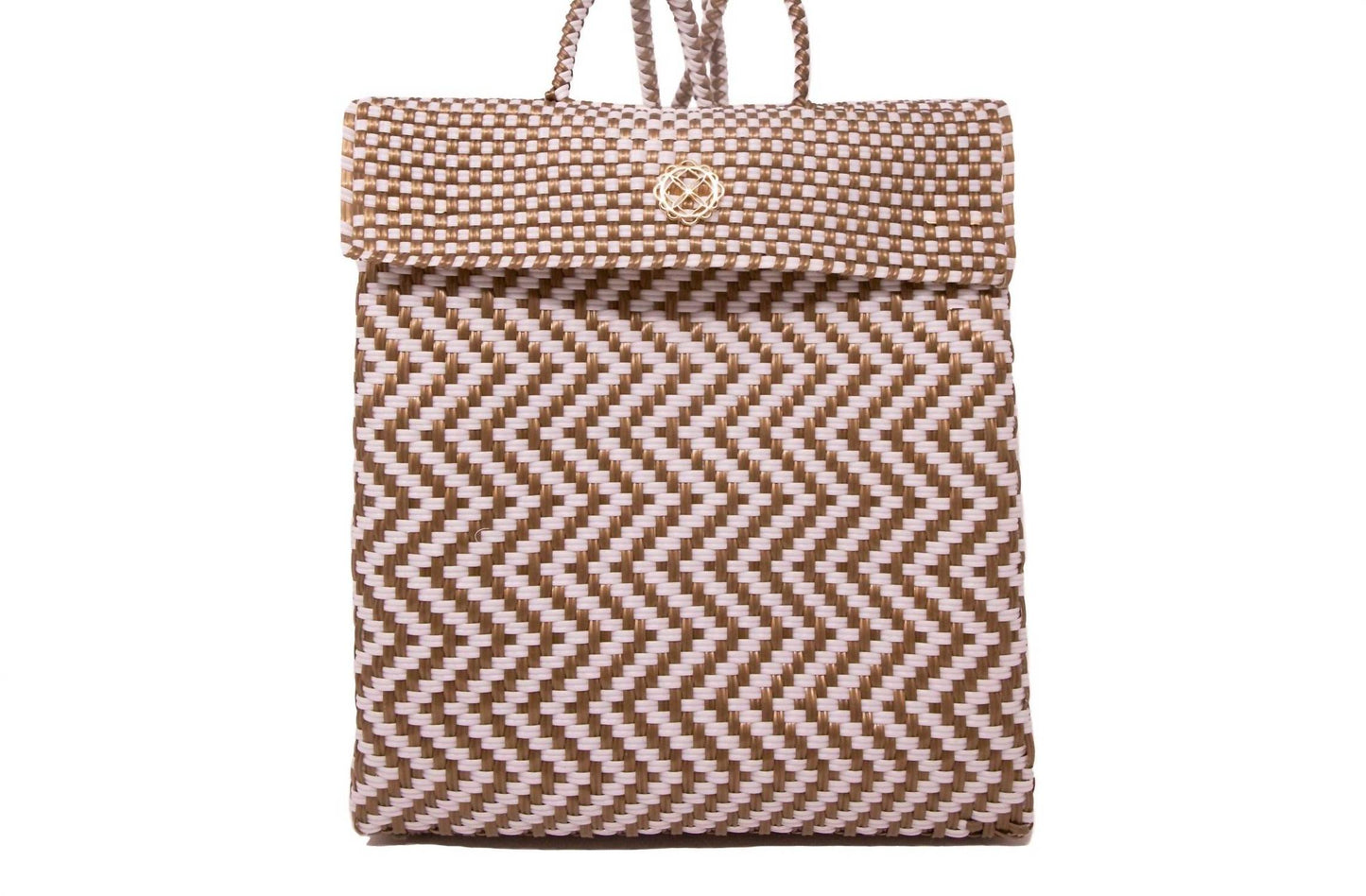 Women's Small Handmade Chevron Backpack