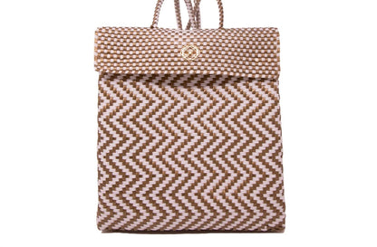Women's Small Handmade Chevron Backpack
