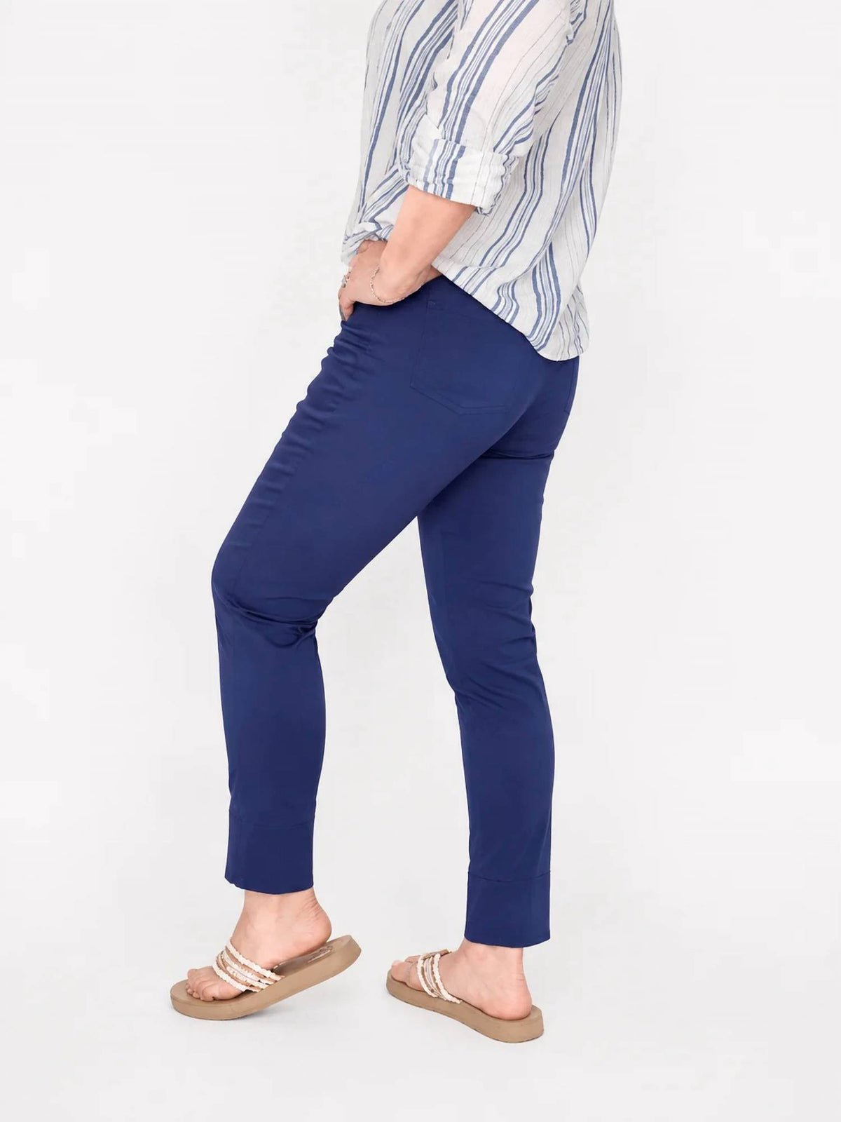 Women's Robell Bella Pull-on Stretch Trousers