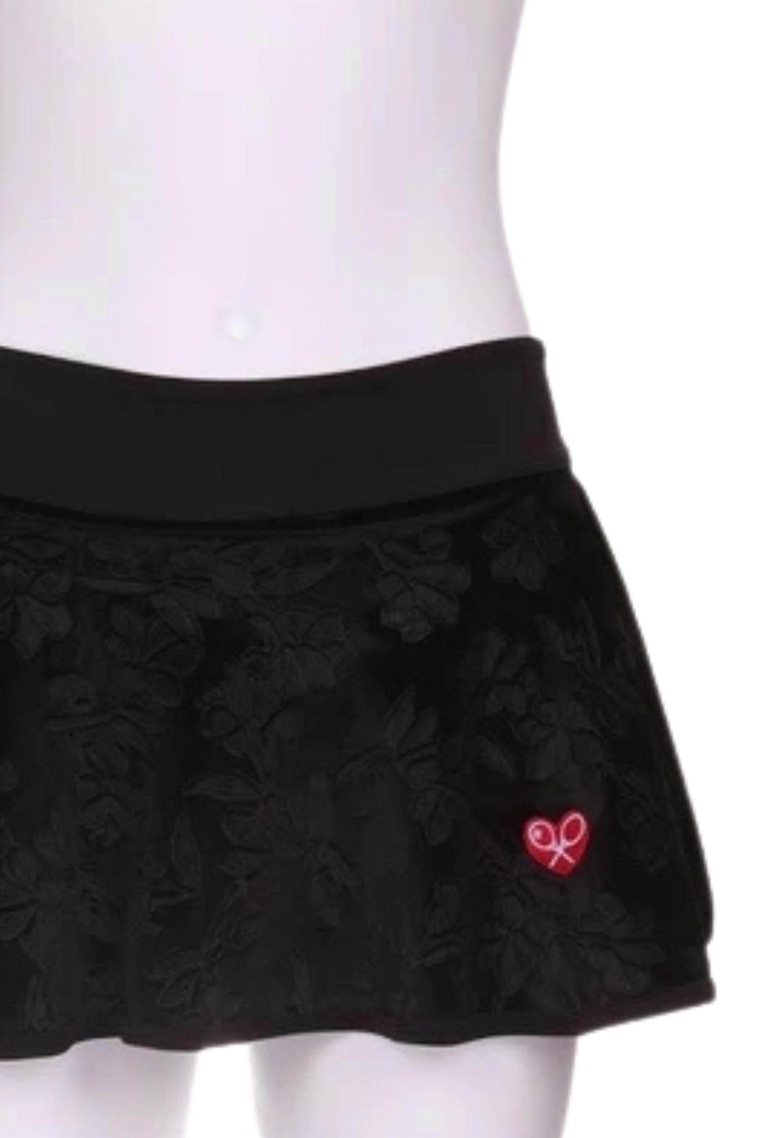 Love Love Tennis - Women's Velvet Love Tennis Skirt - Rack Hunt -
