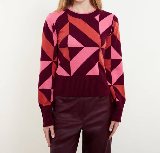 Gabby Geo Crew Top