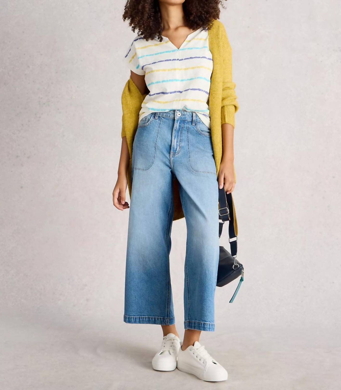 Nelly Notch Stripe Tee