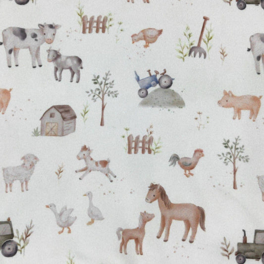 Kid's Mini Farm Knotted Gown