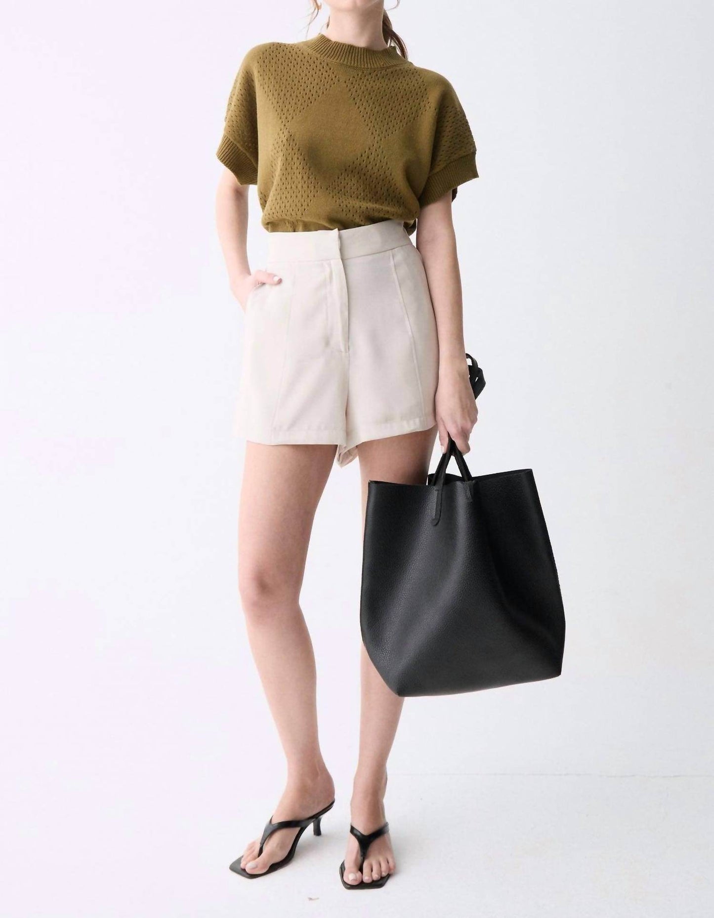 Dèluc - Caterina High-waisted Shorts - Rack Hunt -