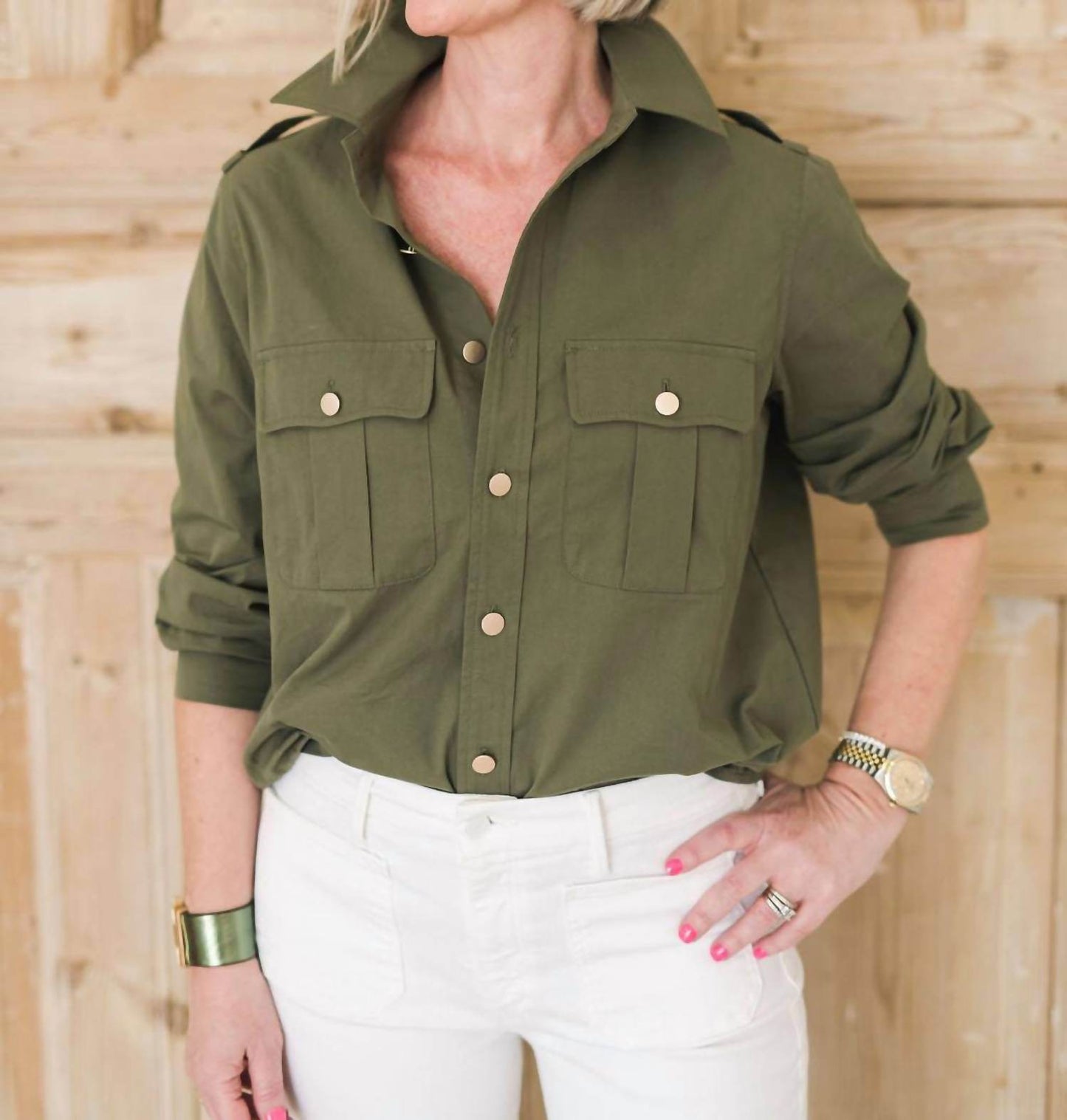 Heidi Houston - Goldie Long Sleeves Shirt - Rack Hunt -