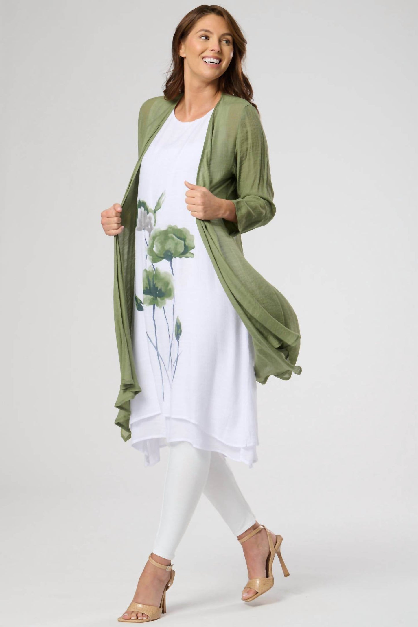 Saloos - Long Dress With Jacket Set - Rack Hunt -