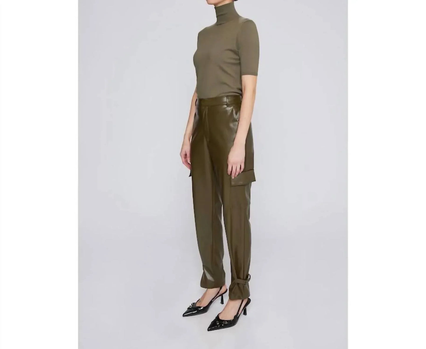Amanda Maria - The Leather Cargo Pants - Rack Hunt