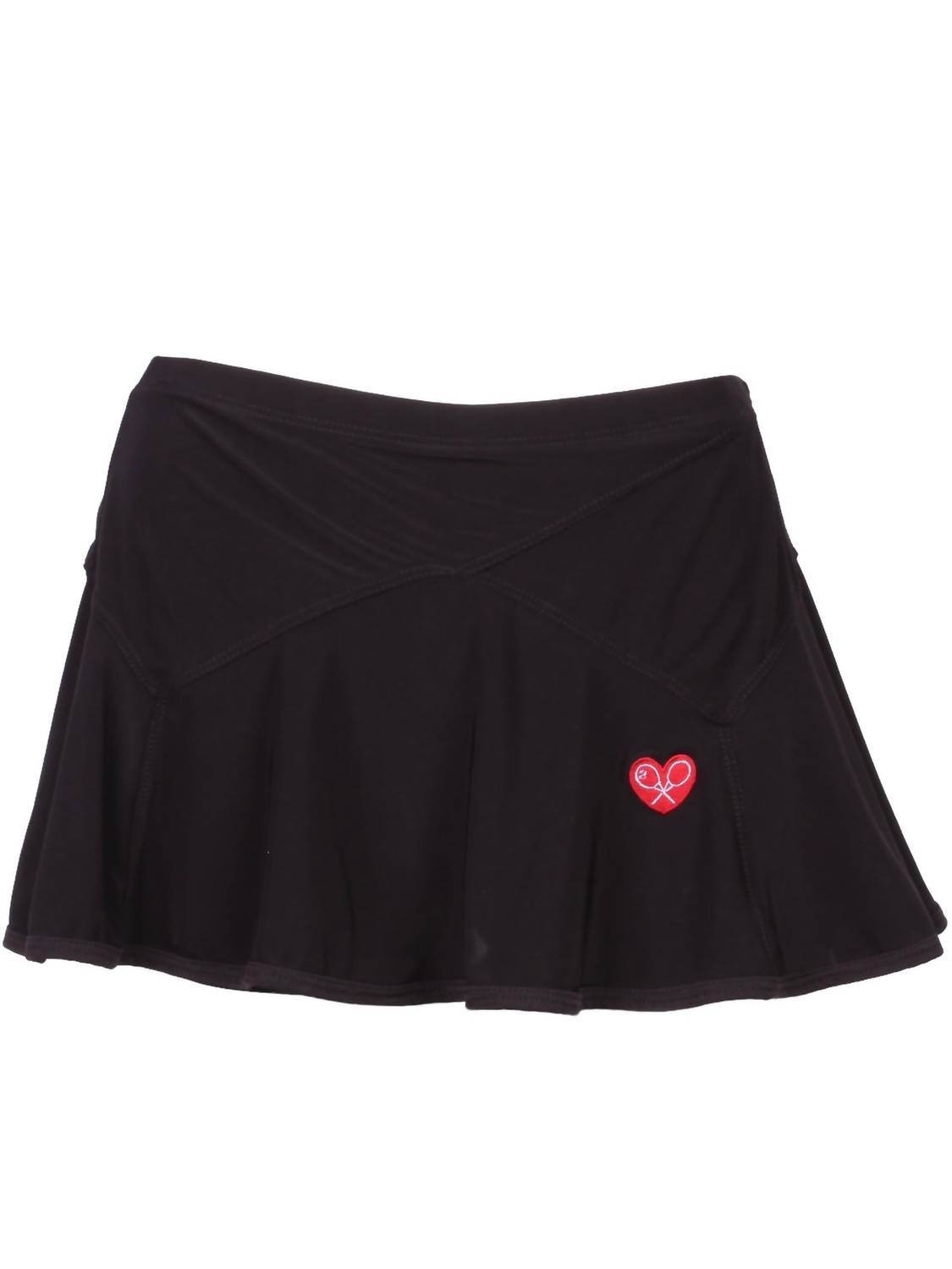 Love Love Tennis - Women's Triangle Tennis Skirt With Black Trim - Rack Hunt -