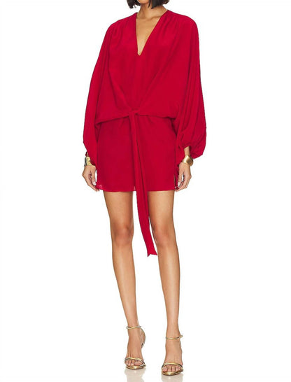 Calla Mini Silk Dress