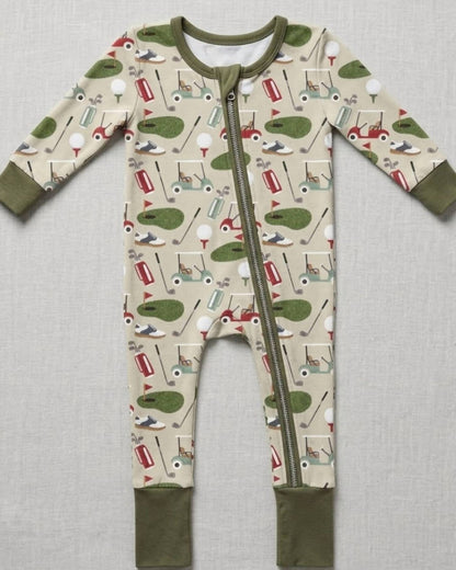 Baby's Pajama Convertible Footie Romper