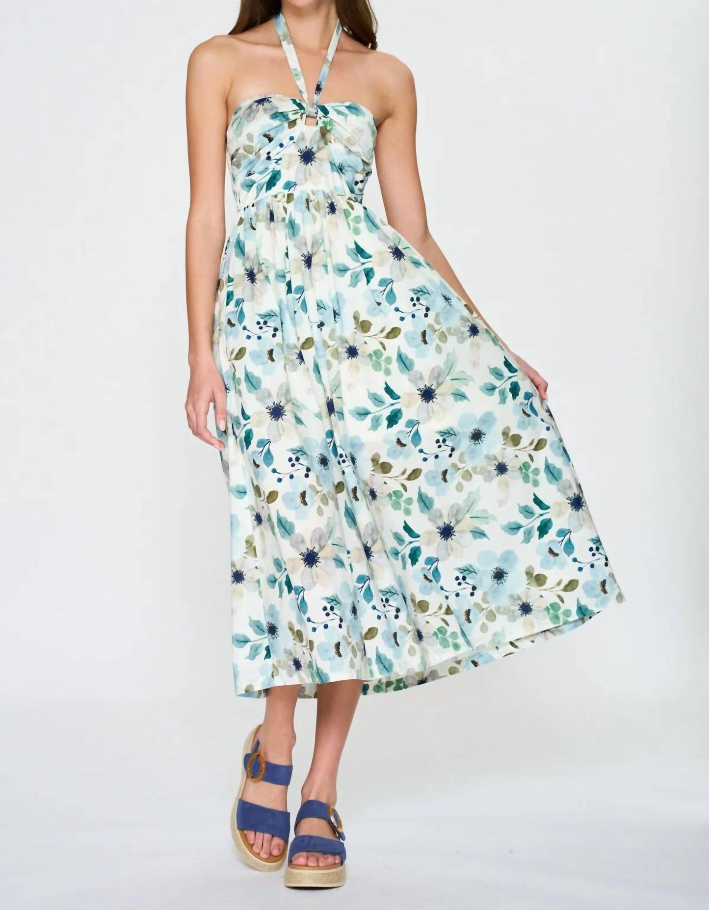 Bloom Floral Midi Dress