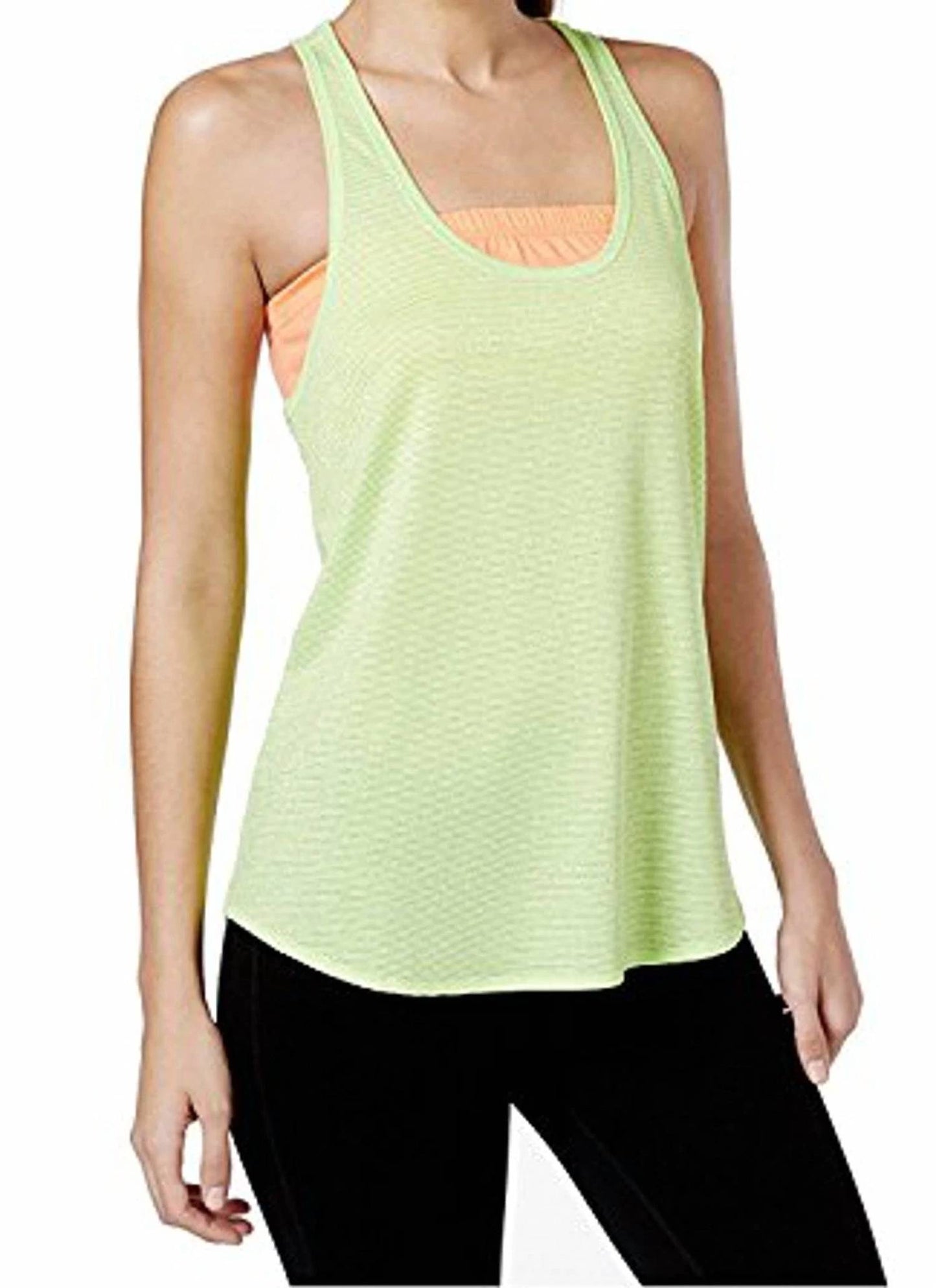 Ideology Womens Racerback Graphic Tank Top