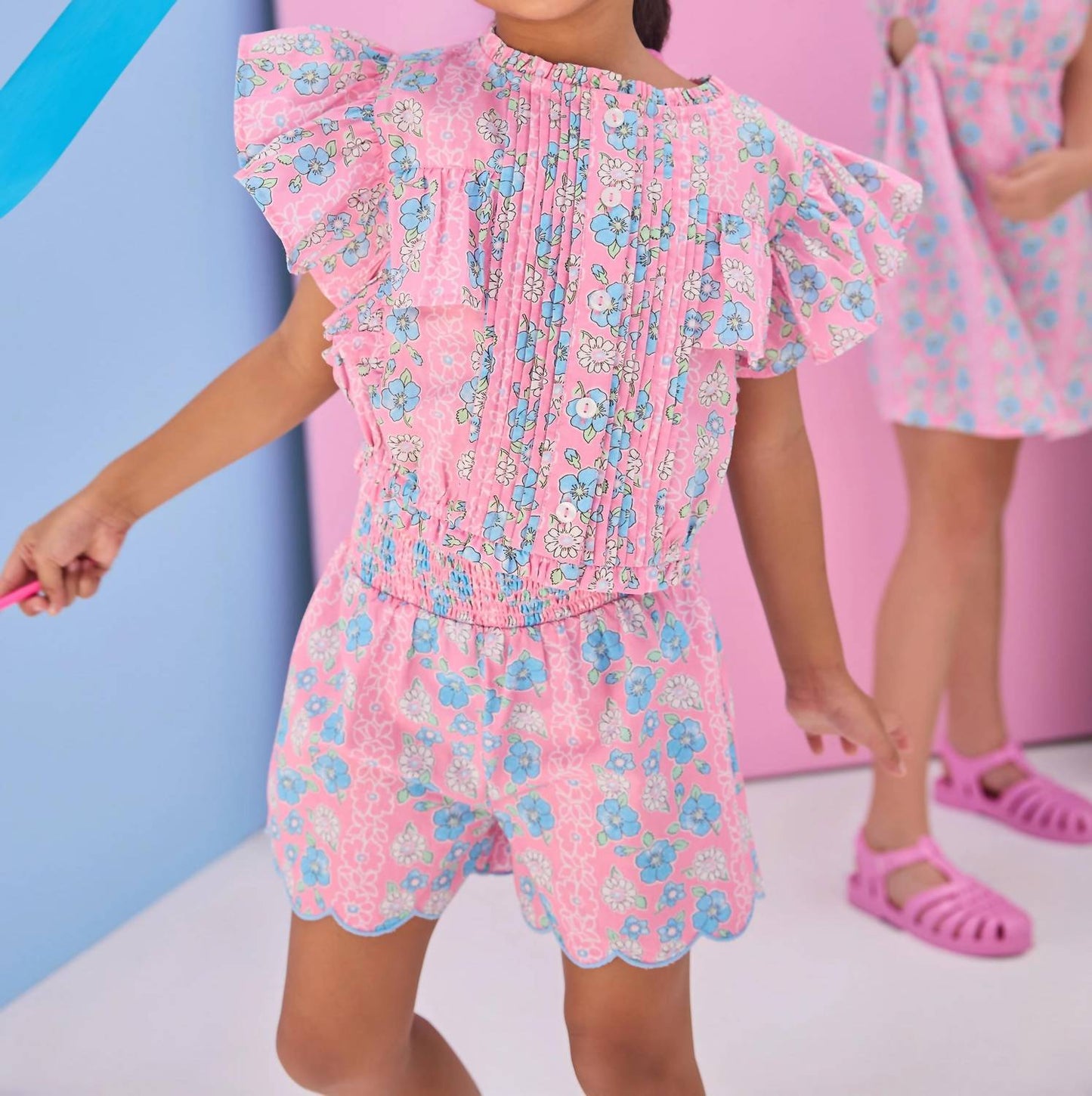 Kids Shirred Shorts
