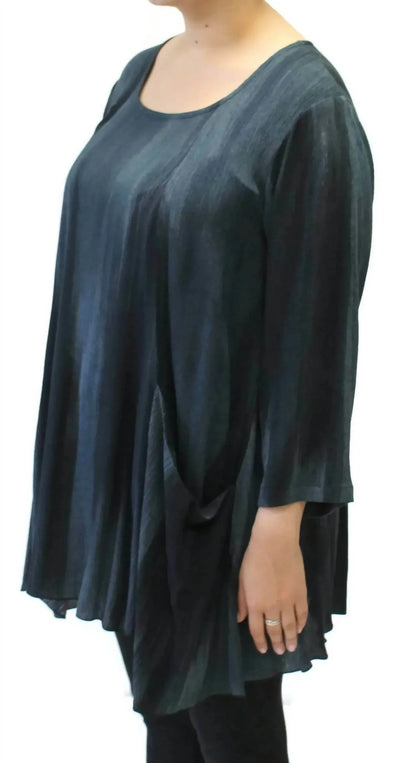Modesce - Hand Painted Two Pocket Swing Tunic - Rack Hunt