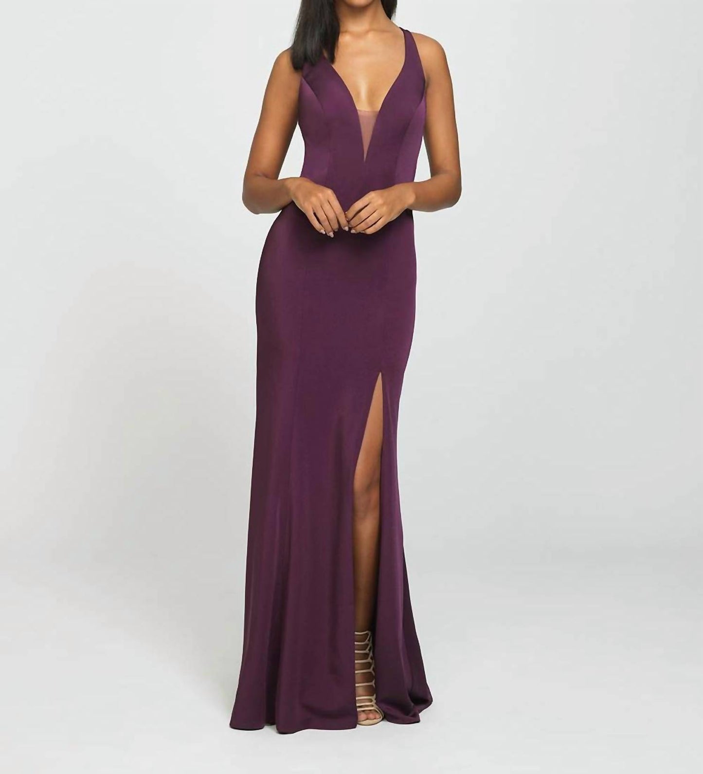 Open Back Evening Dress