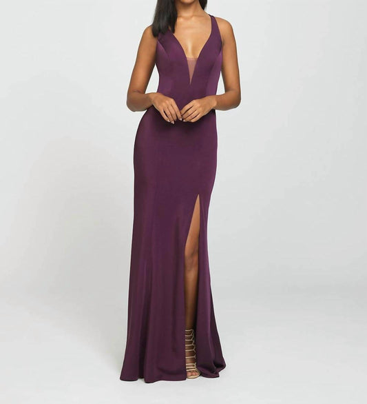 Open Back Evening Dress