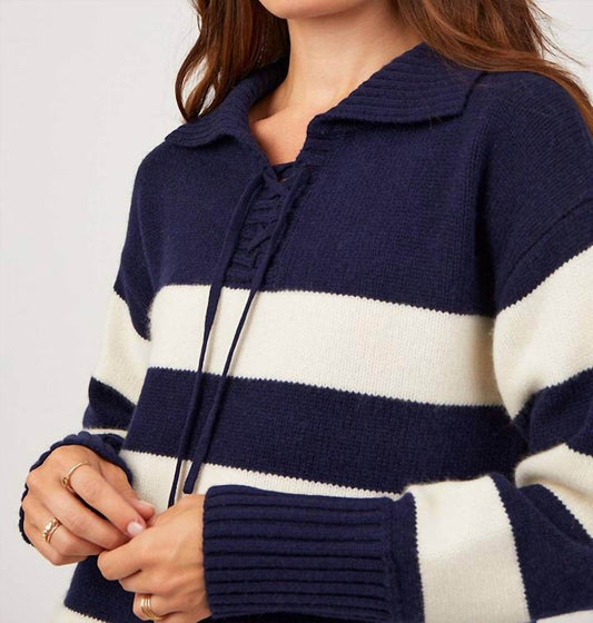 Cocoa Cashmere - Lydia Stripe Sweater - Rack Hunt -